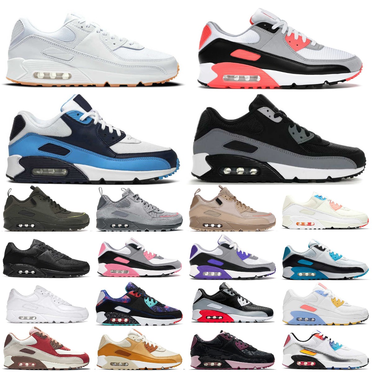 Classic 90s Running Shoes Men Sneakers air 90 Triple White GS Black Leather Mesh Gym Red CNY Breathable Women Sports Trainer Designer Cushion Surface Eur 36-45, Box
Classic 90s Running Shoes Men Sneakers air 90 Triple White GS Black Leather Mesh Gym Red CNY Breathable Women Sports Trainer Designer Cushion Surface Eur 36-45, Box