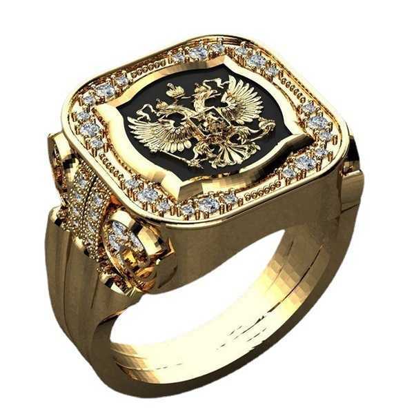 Vintage Fashion Gold Plated Zircon Stamp Rings for Men Stainless Steel Badge Ring Hip Hop Punk Party Jewelry Anillo Hombre
Vintage Fashion Gold Plated Zircon Stamp Rings for Men Stainless Steel Badge Ring Hip Hop Punk Party Jewelry Anillo Hombre
