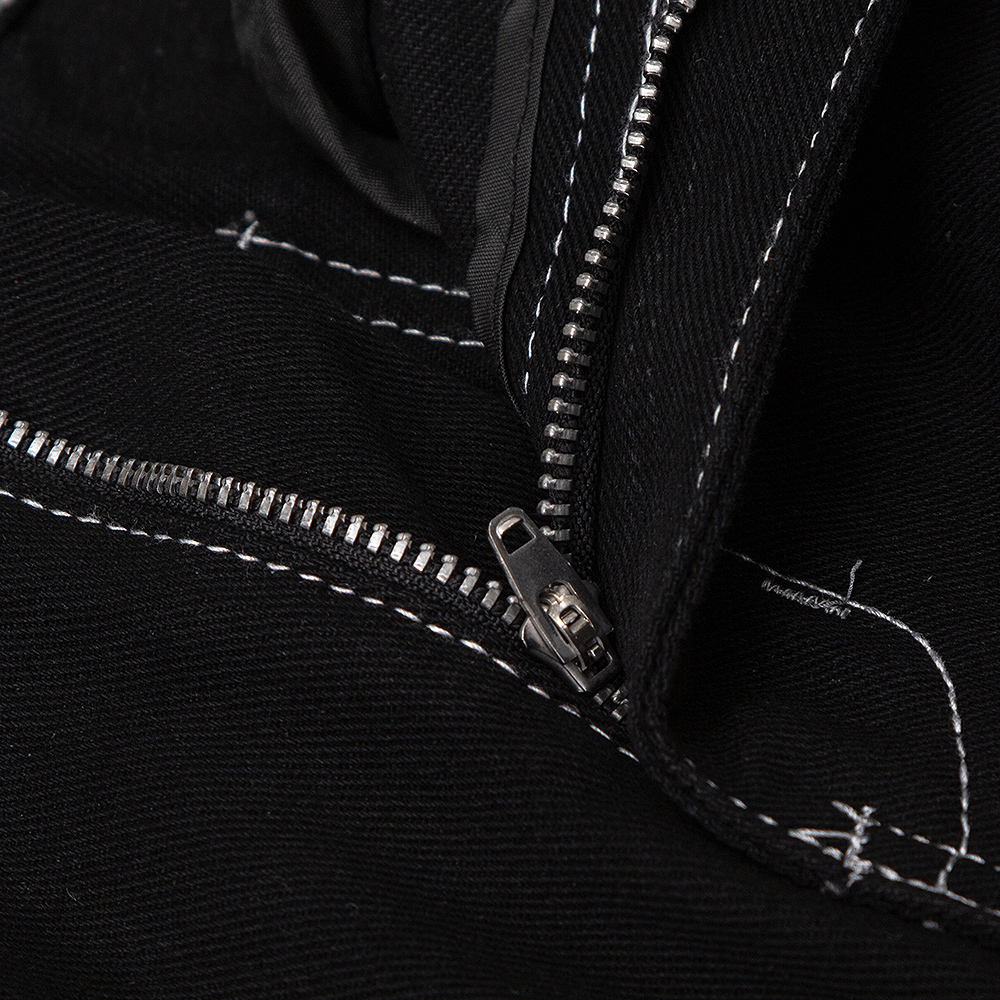 Men's Jeans Stitch Denim Pants Mens High Street Wide Leg Pants Streetwear Loose Jeans Casual Trousers Men 230308