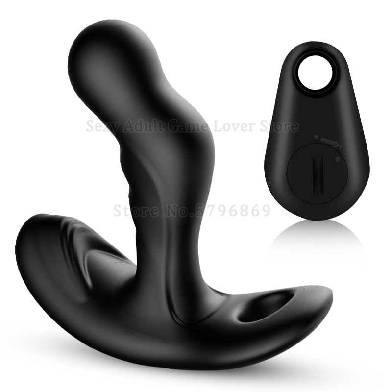 Anal Toys 360° Rotating Prostate Massager Scrotum Vibrator Plug Wireless Remote Control Butt Erotic Adult Sex For Man Gay 230307