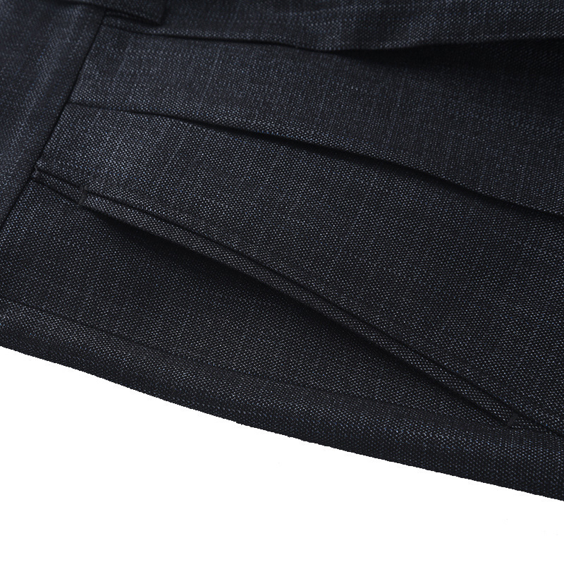 Men's Pants Autumn Winter Thick Double Pleated Dress Trousers Men High Waist Loose Business Casual Suit Middleaged Mens 230307