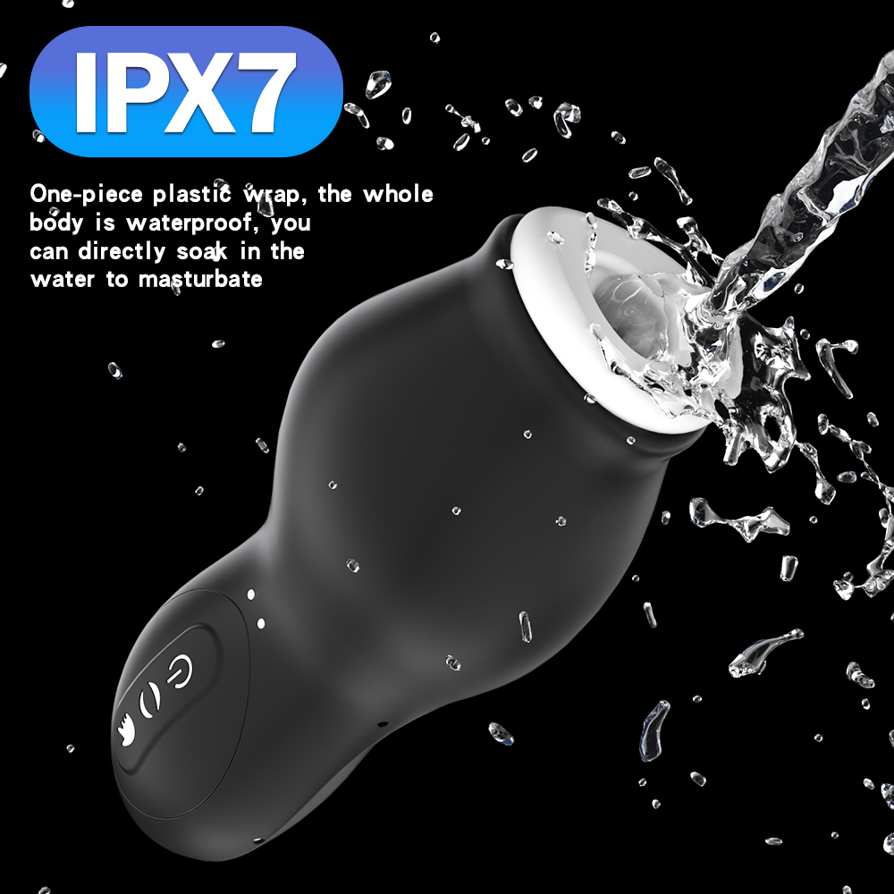 Masturbators Automatic Male Masturbator Cup Glans Massager Vibration Stroker Blowjob Vagina Pennis Delay Lasting Trainer Sex Toys for Men Adu 230307