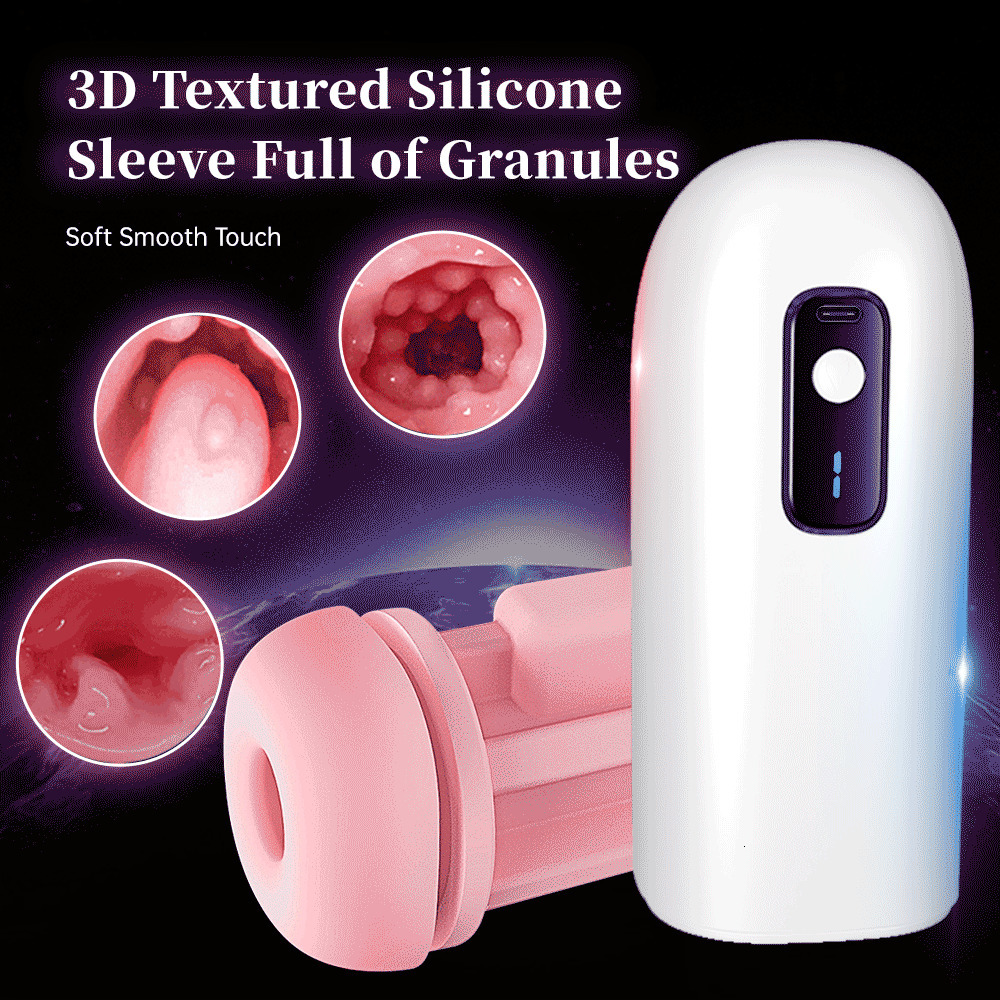 Masturbators Automatic Male Masturbator Cup Strong Vibration Digital Blowjob Machine Real Pussy Masturbation Sex Toys for Men 230307