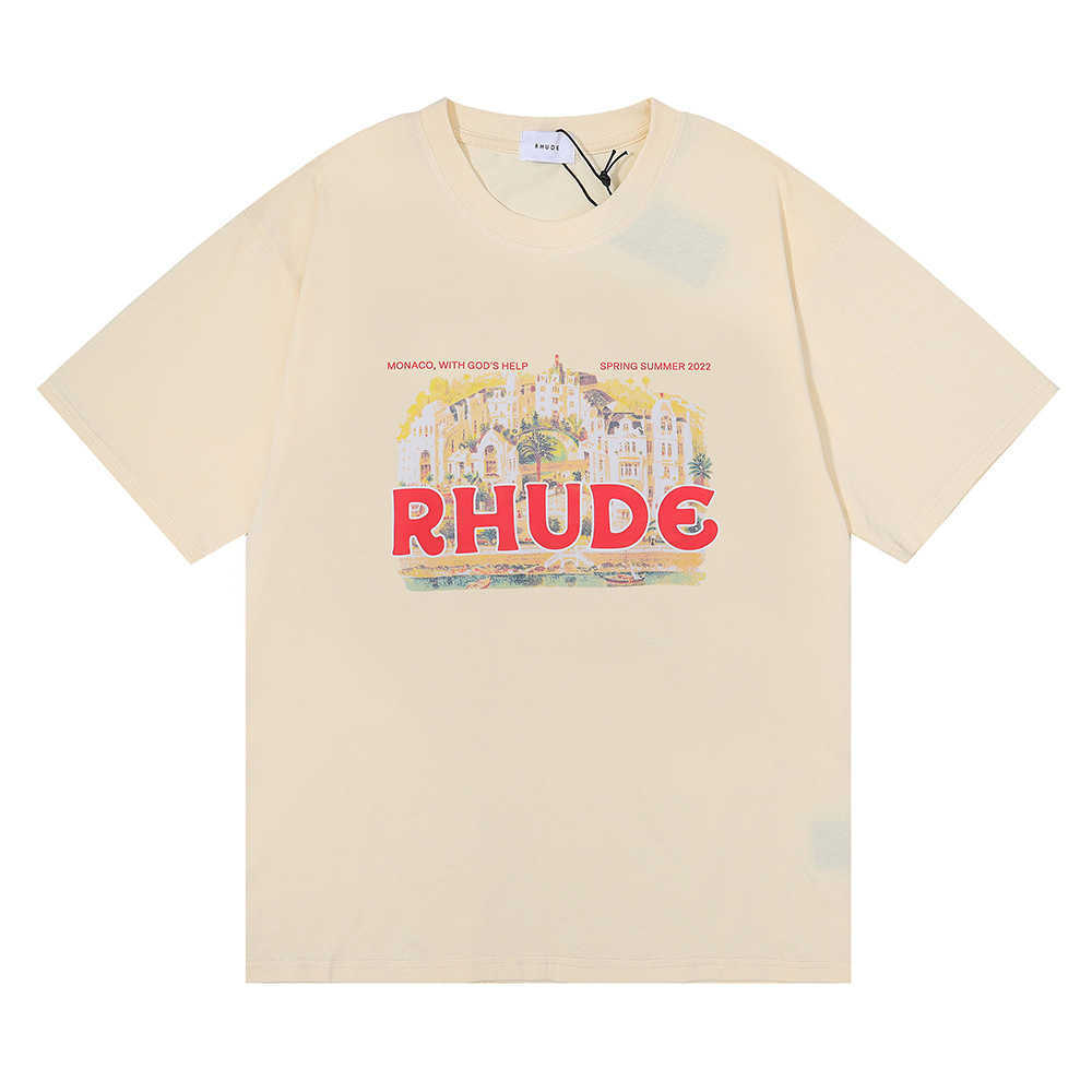 2023 Men' and Women' Fashion T-shirt Brand Rhude Print Street Oversize Simple Illustration Short Sleeve Tee Couple Male, White
2023 Men' and Women' Fashion T-shirt Brand Rhude Print Street Oversize Simple Illustration Short Sleeve Tee Couple Male, White