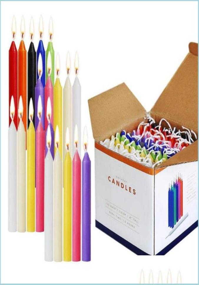 Candles Candles 100Pcs Unscented Taper Candle Colorf Smokeless Paraffin Dripless Hand Poured Wax For Wedding Christmas Spa Drop De2451545
Candles Candles 100Pcs Unscented Taper Candle Colorf Smokeless Paraffin Dripless Hand Poured Wax For Wedding Christmas Spa Drop De2451545