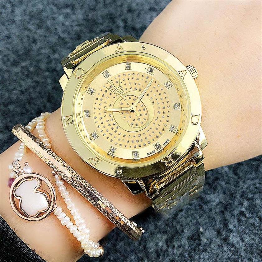 Fashion Wrist Watch Women Girls crystal style steel metal band Quartz wrist Watch P213122, Gold
Fashion Wrist Watch Women Girls crystal style steel metal band Quartz wrist Watch P213122, Gold