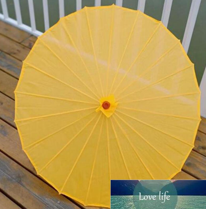

Wholesale Classic Chinese Colored Umbrella White Pink Parasols China Traditional Dance Color Parasol Japanese Silk Wedding Props 50pcs, Please select when u order