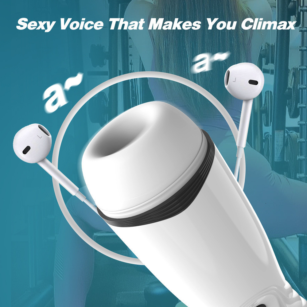 Masturbators Automatic Male Masturbator Cup Blowjob Sucking Sex Machine Suction Vagina Masturbation Pussy Vibrator Toys for Men 230307