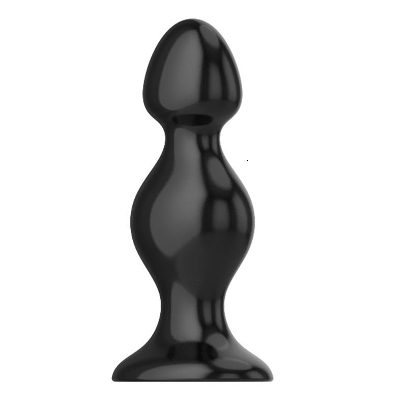 Anal Toys IGRARK Black Silicone Big Butt Plug 6 Sizes Smooth Soft Huge Adult Erotic Gay Sex For Woman Men 230307