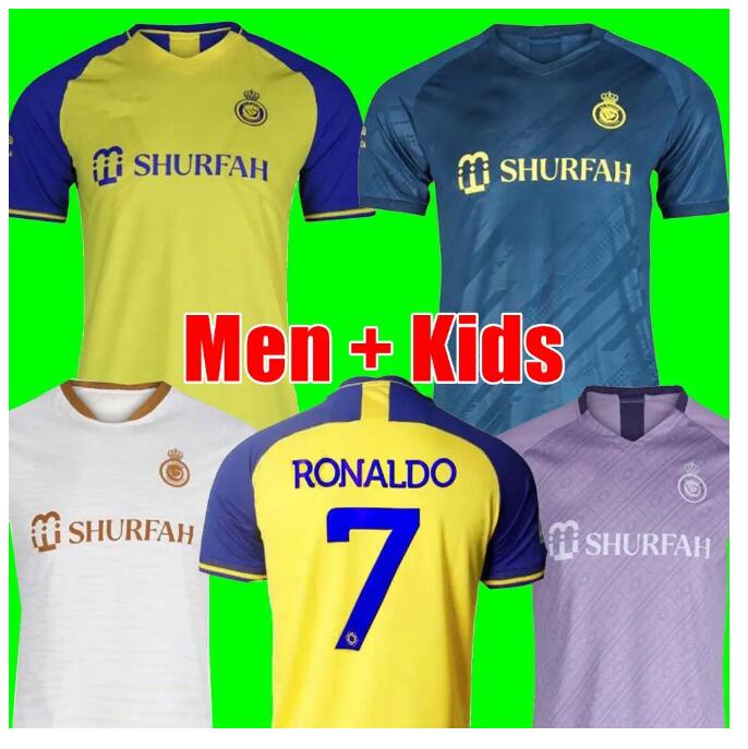 Al Nassr FC soccer Jerseys Ronaldo 2022 2023 Home yellow away 22 23 CR7 Gonzalo Talisca Ghislain Konan Vincent Aboubakar men Football shiirt Al-Nassr FC KIDS WOMAN
Al Nassr FC soccer Jerseys Ronaldo 2022 2023 Home yellow away 22 23 CR7 Gonzalo Talisca Ghislain Konan Vincent Aboubakar men Football shiirt Al-Nassr FC KIDS WOMAN