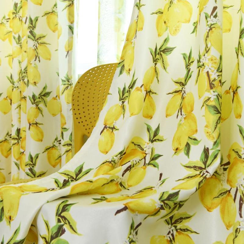 Curtain Fruit Lemon Sheer Tulle Curtains For Living Room Kids Bedroom Dormitorio Window Drapes Decor Home Kitchen Cortinas
Curtain Fruit Lemon Sheer Tulle Curtains For Living Room Kids Bedroom Dormitorio Window Drapes Decor Home Kitchen Cortinas