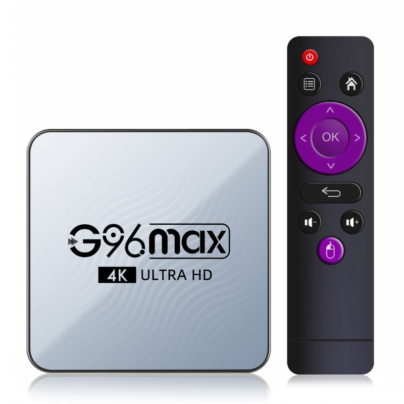 Android TV Box 4K 8K HD Android 12.0 Bluetooth Dual Wifi Bands Media Player Quad Core 64bit CPU 4G 128G IR Control G96max RK3318
Android TV Box 4K 8K HD Android 12.0 Bluetooth Dual Wifi Bands Media Player Quad Core 64bit CPU 4G 128G IR Control G96max RK3318