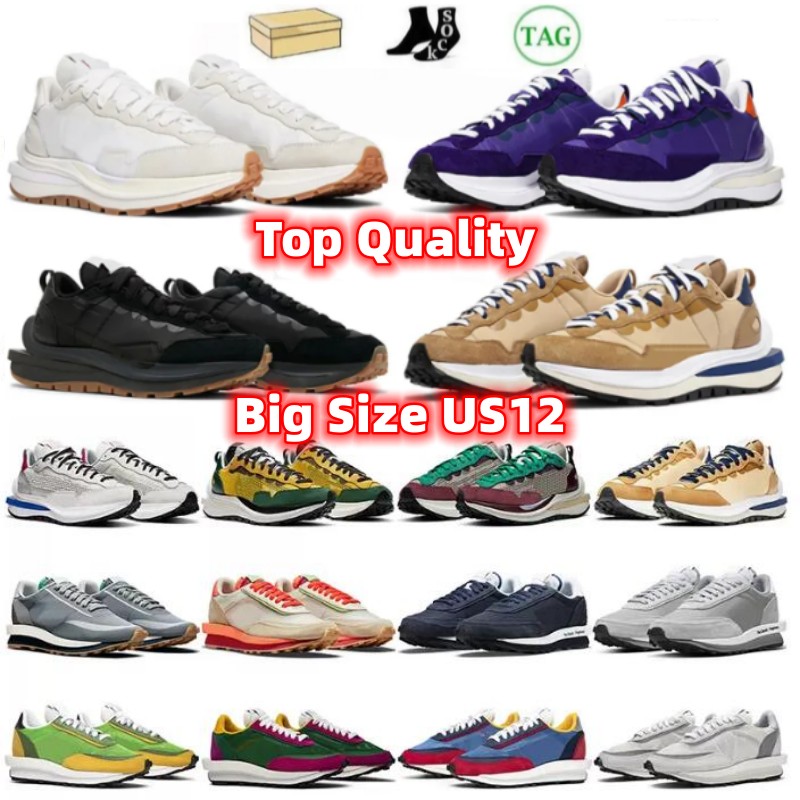 Vaporwaffle sacaiS Running Shoes Black Gum Sail Fragment Grey LDVWaffle Men Women Outdoor Sneakers Trainers with box
Vaporwaffle sacaiS Running Shoes Black Gum Sail Fragment Grey LDVWaffle Men Women Outdoor Sneakers Trainers with box