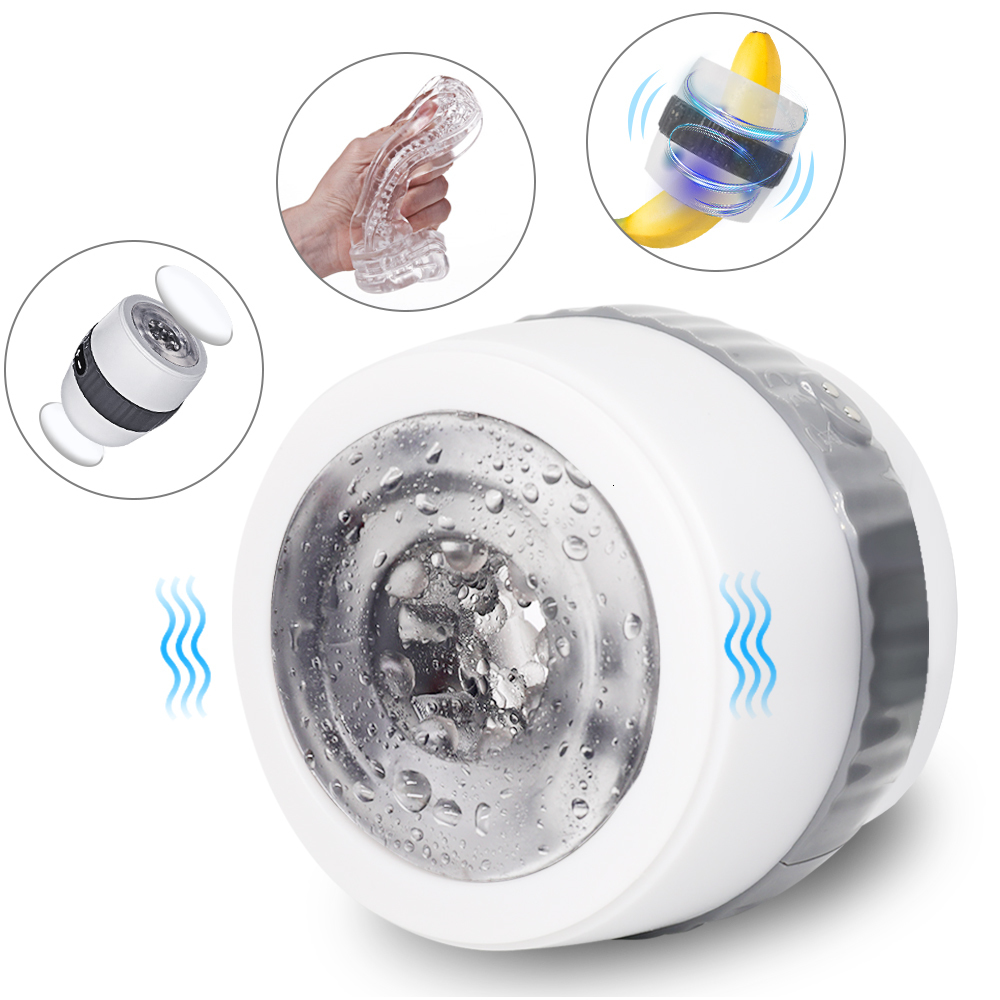 Masturbators Automatic Male Masturbator Cup Vagina Masturbation Blowjob Man Mastuburator Sex Toys for Men Adult Goods Electric Mastubator 230307