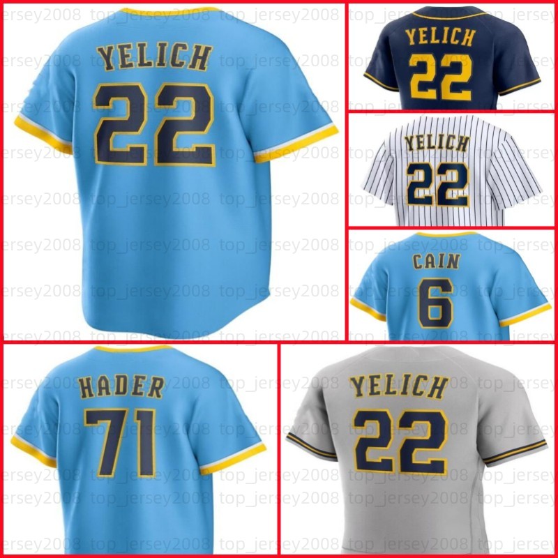 22 Christian Yelich Baseball Jersey Willy Adames Corbin Burnes Rowdy Tellez Hunter Renfroe 2022 Robin Yount Brew Crew Brandon Woodruff Ryan Braun 16, Men jersey
22 Christian Yelich Baseball Jersey Willy Adames Corbin Burnes Rowdy Tellez Hunter Renfroe 2022 Robin Yount Brew Crew Brandon Woodruff Ryan Braun 16, Men jersey