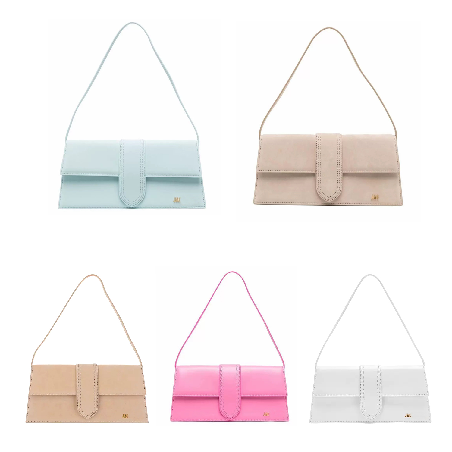 Designer jacquems Le Bambino baguette Crossbody Shoulder Bags handbags large WOC fashion women men envelope totes clutch lady handbag purses satchel Metal letters, Green
Designer jacquems Le Bambino baguette Crossbody Shoulder Bags handbags large WOC fashion women men envelope totes clutch lady handbag purses satchel Metal letters, Green
