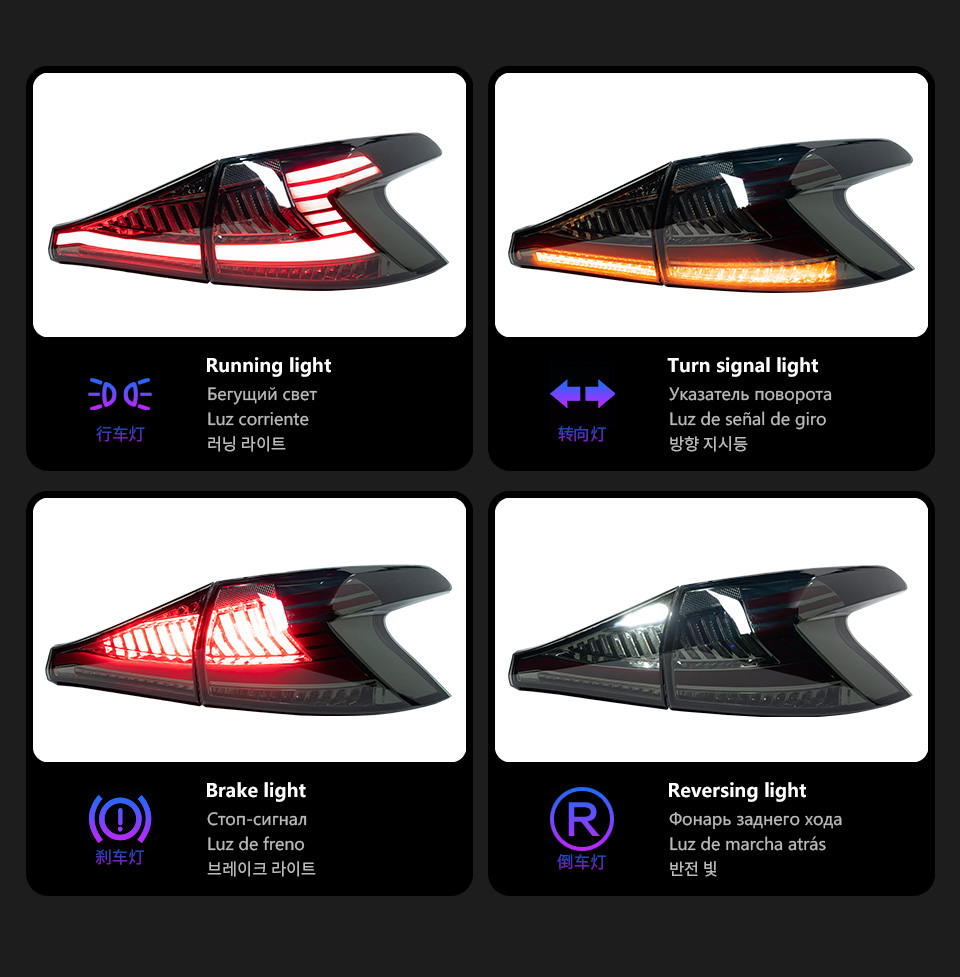 Car Styling Rear Lamp For Hyundai i20 20 20-2023 Tail Lights With Middle Bar Sequential Turn Signal Animation Taillights