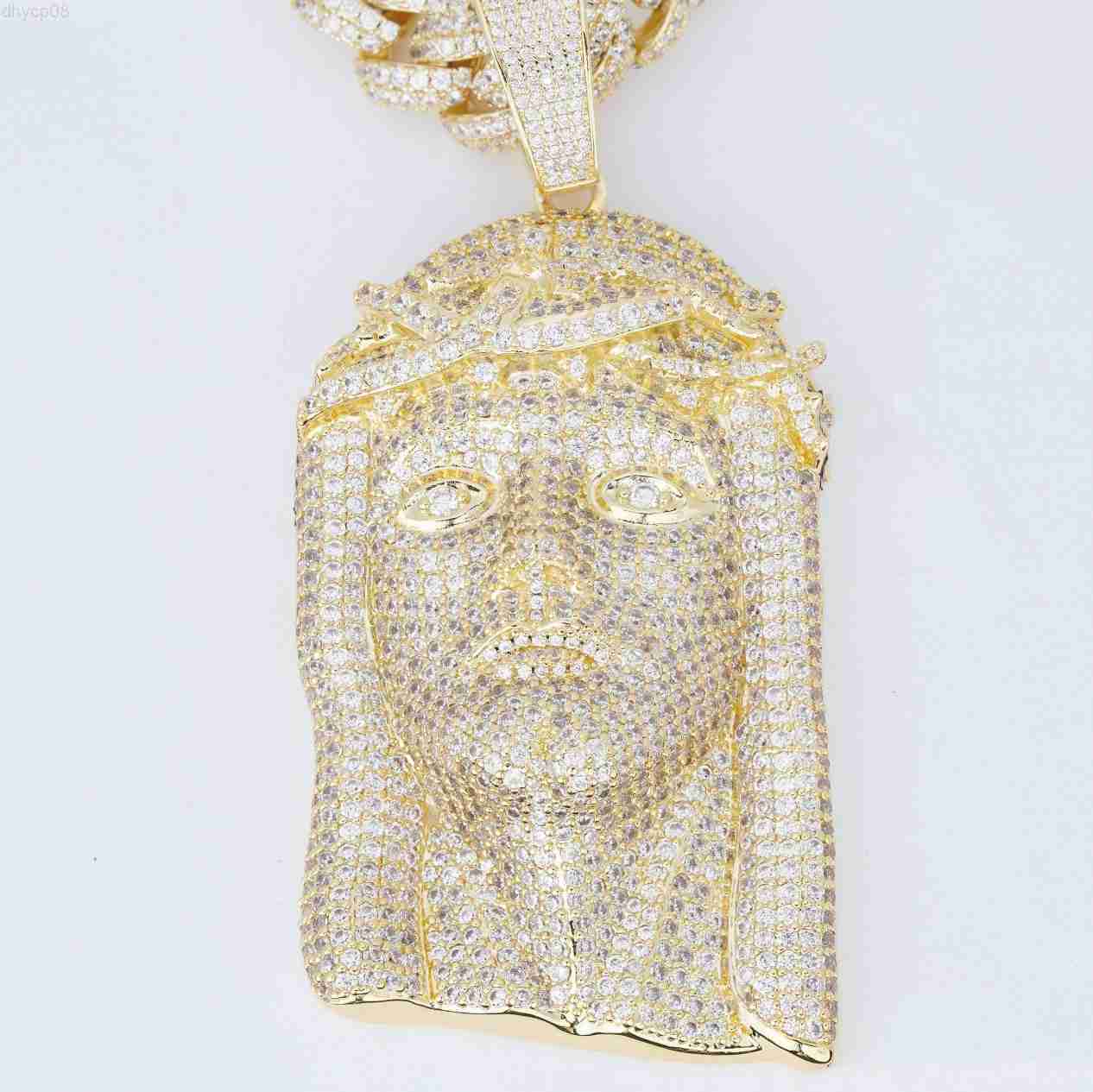 Designer Jewelry 925 Silver Solid Gold Plated Mens Diamond Jesus Pendant Vvs Moissanite Iced Out Hip Hop Jesus Pendant
Designer Jewelry 925 Silver Solid Gold Plated Mens Diamond Jesus Pendant Vvs Moissanite Iced Out Hip Hop Jesus Pendant