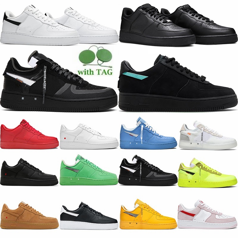 Designer One Sports Shoes Classic 1 Flats Triple Black White Leather Casual Sneakers For Men Women Shadow Type Tiffany Outdoor Jogging
Designer One Sports Shoes Classic 1 Flats Triple Black White Leather Casual Sneakers For Men Women Shadow Type Tiffany Outdoor Jogging
