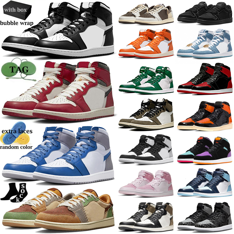 With Box jumpman 1 basketball shoes 1s men women sneakers Black White Panda Reverse Mocha Phantom Lost and Found Denim Starfish Bred UNC outdoor sports trainers, #27 rose gold 36-40
With Box jumpman 1 basketball shoes 1s men women sneakers Black White Panda Reverse Mocha Phantom Lost and Found Denim Starfish Bred UNC outdoor sports trainers, #27 rose gold 36-40