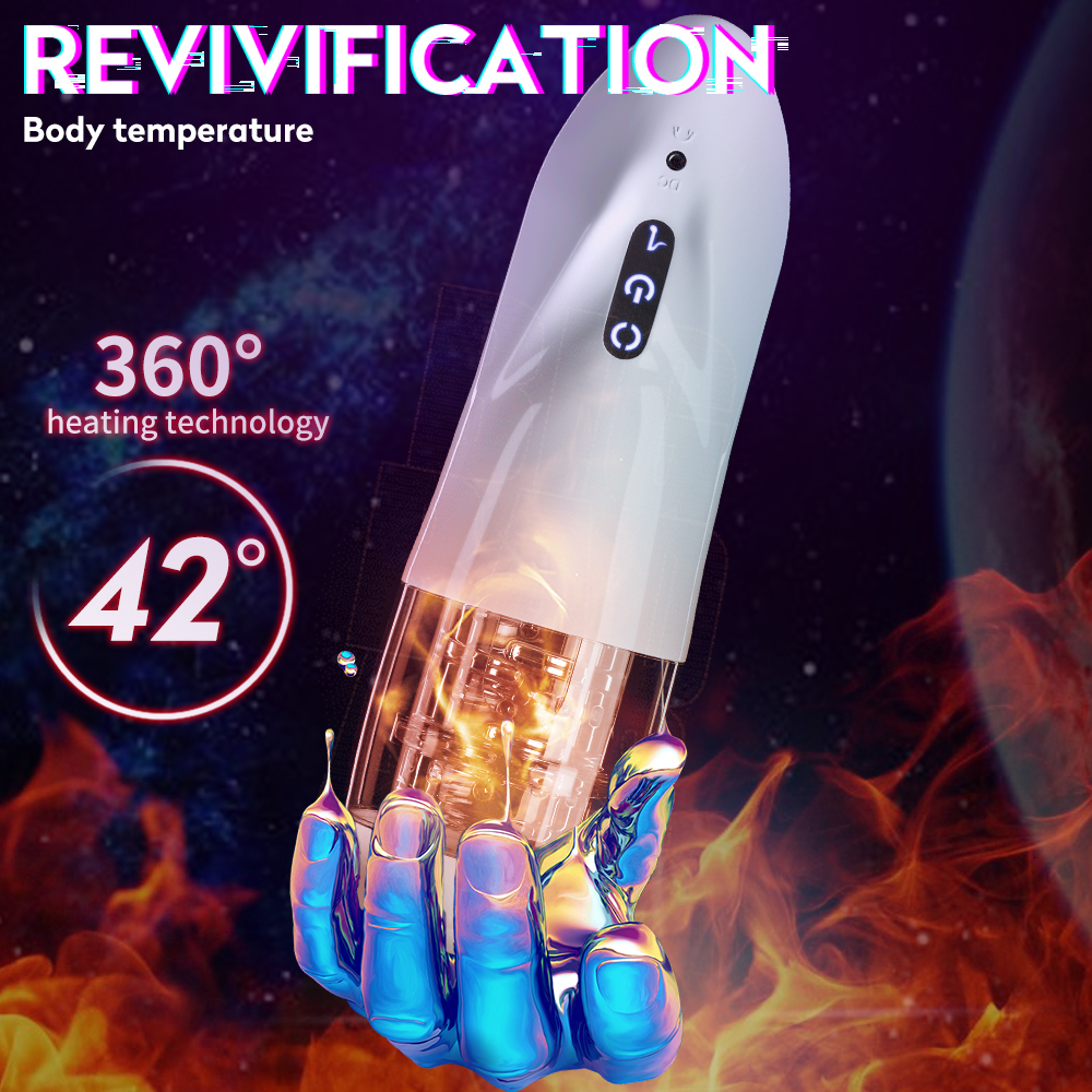 Masturbators Automatic Rotation Male 7 Adjustable Modes Pussy Adult Cup Blowjob Electric Climax Sex Toy for Men Tool 230307