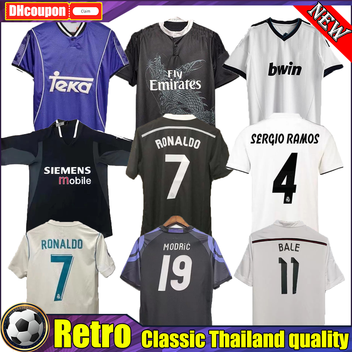 ZIDANE RONALDO Real madrids Retro Soccer Jerseys top thai quality Beckham RAUL REDONDO GUTI Ramos McManaman 1996 97 98 2002 03 04 05 06 12 13 Vintage Camisetas De Futbol, 07
ZIDANE RONALDO Real madrids Retro Soccer Jerseys top thai quality Beckham RAUL REDONDO GUTI Ramos McManaman 1996 97 98 2002 03 04 05 06 12 13 Vintage Camisetas De Futbol, 07