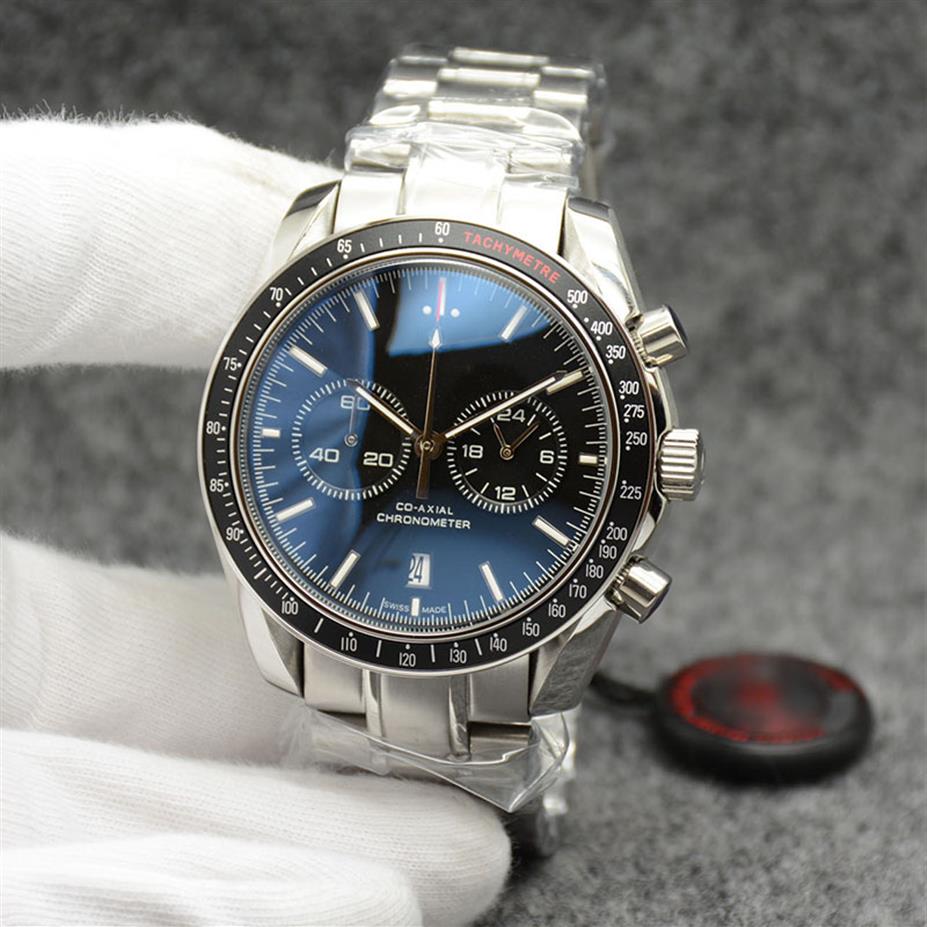 44MM Quartz Chronograph Date Mens Watches Two Subdials Stainless Steel Bracelet Fixed Bezel With A Top Ring Showing Tachymeter Mar334g, 13
44MM Quartz Chronograph Date Mens Watches Two Subdials Stainless Steel Bracelet Fixed Bezel With A Top Ring Showing Tachymeter Mar334g, 13