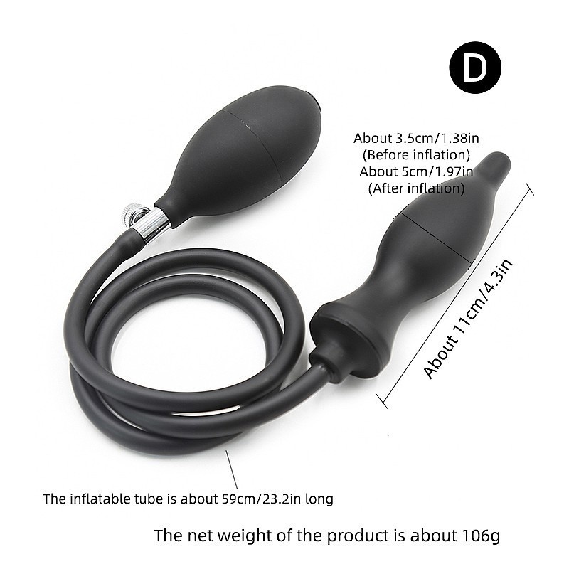 Anal Toys Go Out Inflatable Plug Expandable Dildo Pump Butt Dilator Prostate Massage Anus Extender Dilatador Adult Sex 230307