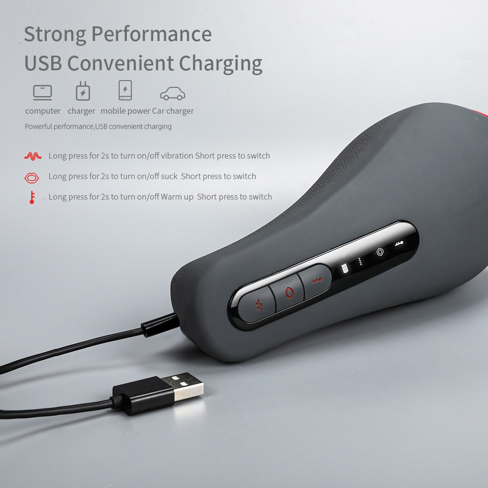 Masturbators for Men Sex Shop Toys Automatic Sucking Male Cup oral Suction Blowjob Real Vagina Vibrator 230307