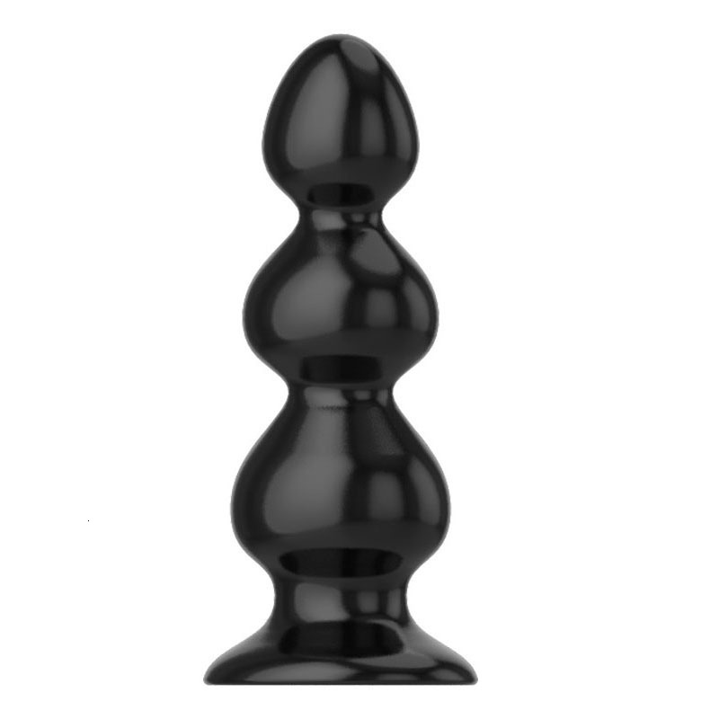 Anal Toys IGRARK Black Silicone Big Butt Plug 6 Sizes Smooth Soft Huge Adult Erotic Gay Sex For Woman Men 230307