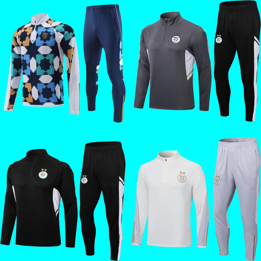 2022 2023 Algeria tracksuit MAHREZ soccer Jerseys men kids 22 23 Algerie BOUNEDJAH Survetement maillot de foot FEGHOUL sportswear football training suit 
2022 2023 Algeria tracksuit MAHREZ soccer Jerseys men kids 22 23 Algerie BOUNEDJAH Survetement maillot de foot FEGHOUL sportswear football training suit