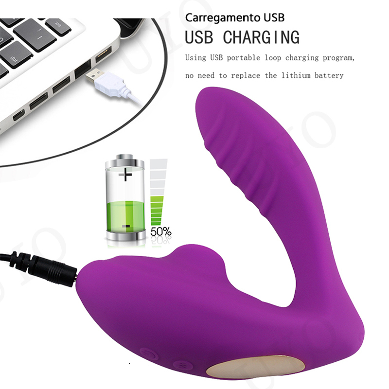 Vibrators vibrators for women UShaped 10 Speeds Clit Sucking Vibrator 2IN1adult toys Gspot orgasm clit sucker stimulation sex 230307