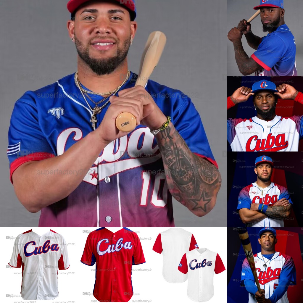 Team Cuba 2023 World Baseball Classic Jersey WBC Luis Robert Yoan Moncada Luis Mateo Roenis Elias Yadir Drake Yoennis Yera Erisbel Arruebarrena Yeudis Reyes, White coolbase
Team Cuba 2023 World Baseball Classic Jersey WBC Luis Robert Yoan Moncada Luis Mateo Roenis Elias Yadir Drake Yoennis Yera Erisbel Arruebarrena Yeudis Reyes, White coolbase
