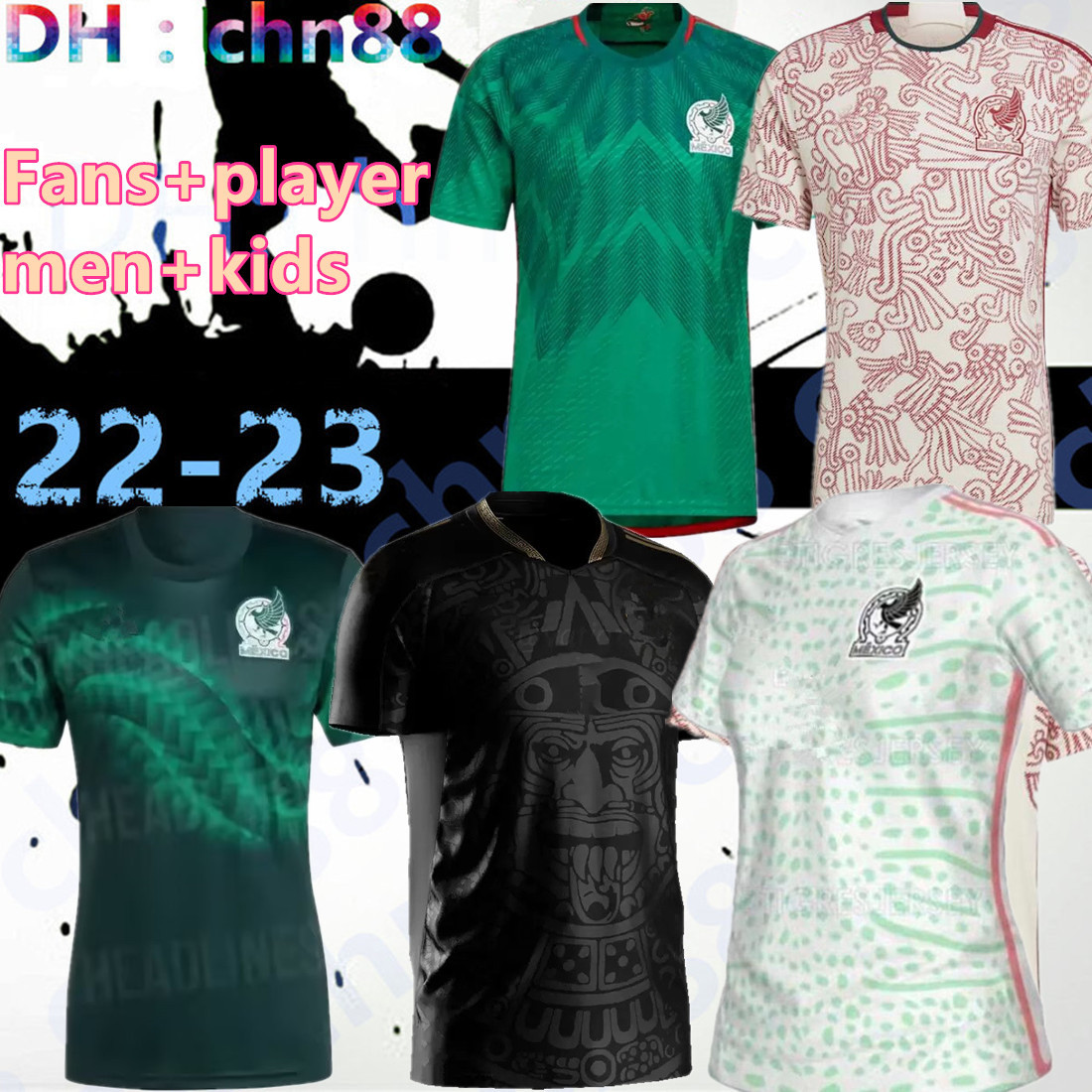 Player Version Fans 2023 2024 Mexico Soccer Jersey green National Copa America 19 21 22 23 CHICHARITO LOZANO GUARDADO CARLOS VELA RAUL Men Kids Women Football Shirts, 2022 home women
Player Version Fans 2023 2024 Mexico Soccer Jersey green National Copa America 19 21 22 23 CHICHARITO LOZANO GUARDADO CARLOS VELA RAUL Men Kids Women Football Shirts, 2022 home women