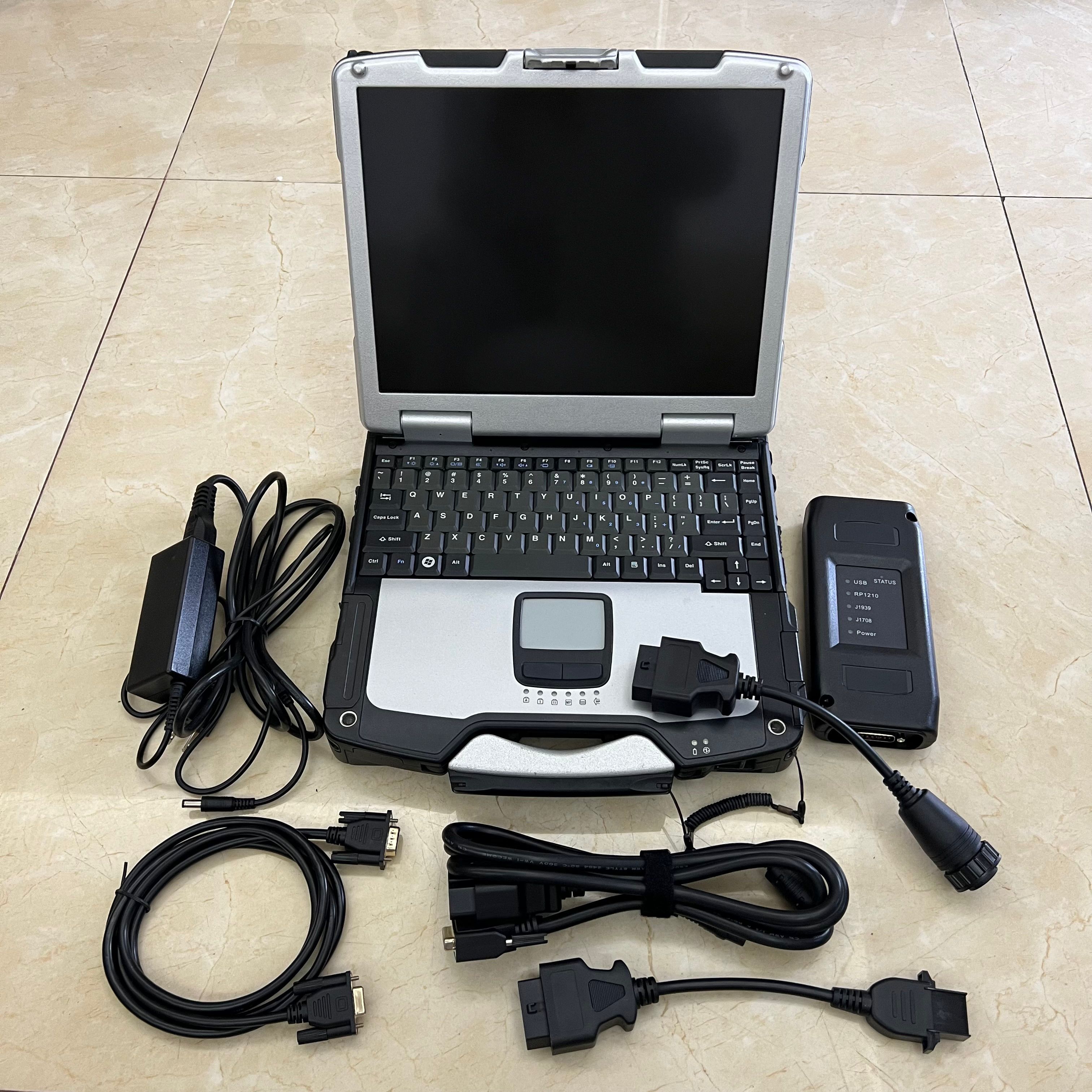 for volvo Truck scan tools heavy duty scanner vcads pro with laptop cf-30 touchscreen ready to use