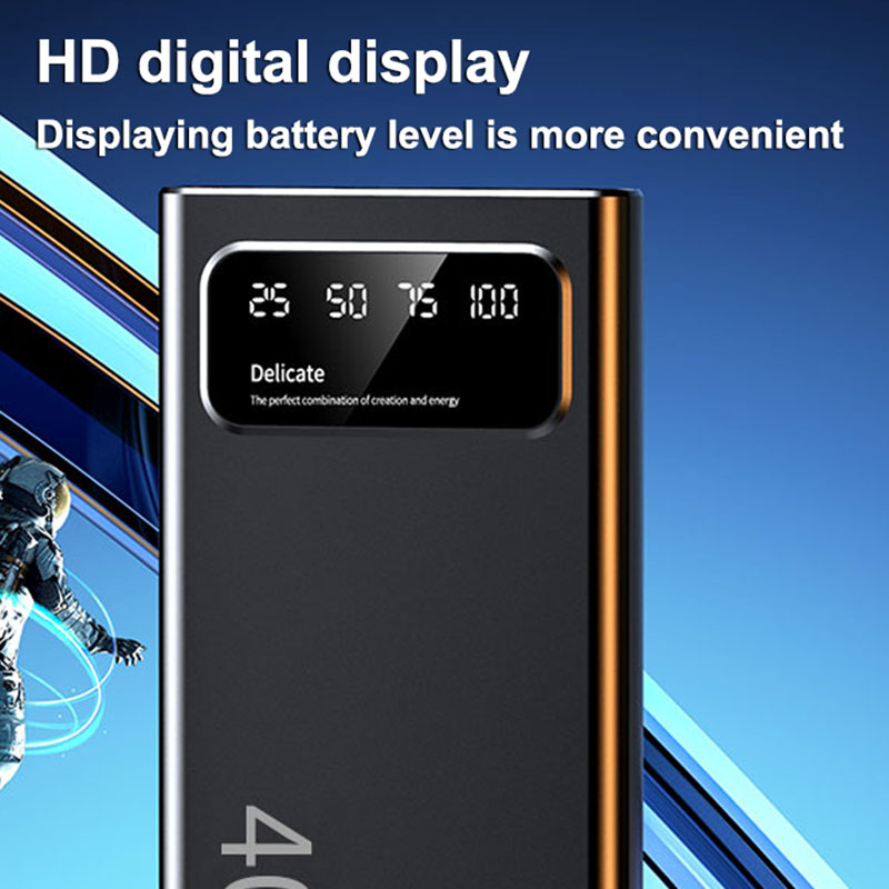 40W Fast Charging Power Bank Portable 20000mAh Charger Digital Display External Battery Pack for iphone Xiaomi Samsung