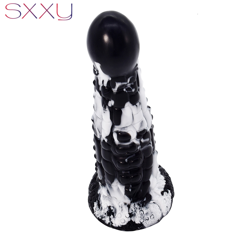 Anal Toys SXXY Beaded with Suction Cup for Women Vagina Masturbate Deep Texture Butt Plug Fantasy Dildo Anus Massage Sex Shop 230307