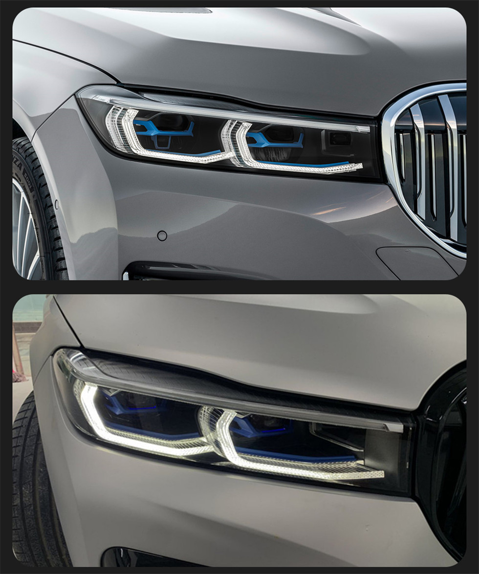 Car Headlights For 7 Series G11 G12 Head Lights LCI Style Upgrade Daytime Running Lights
