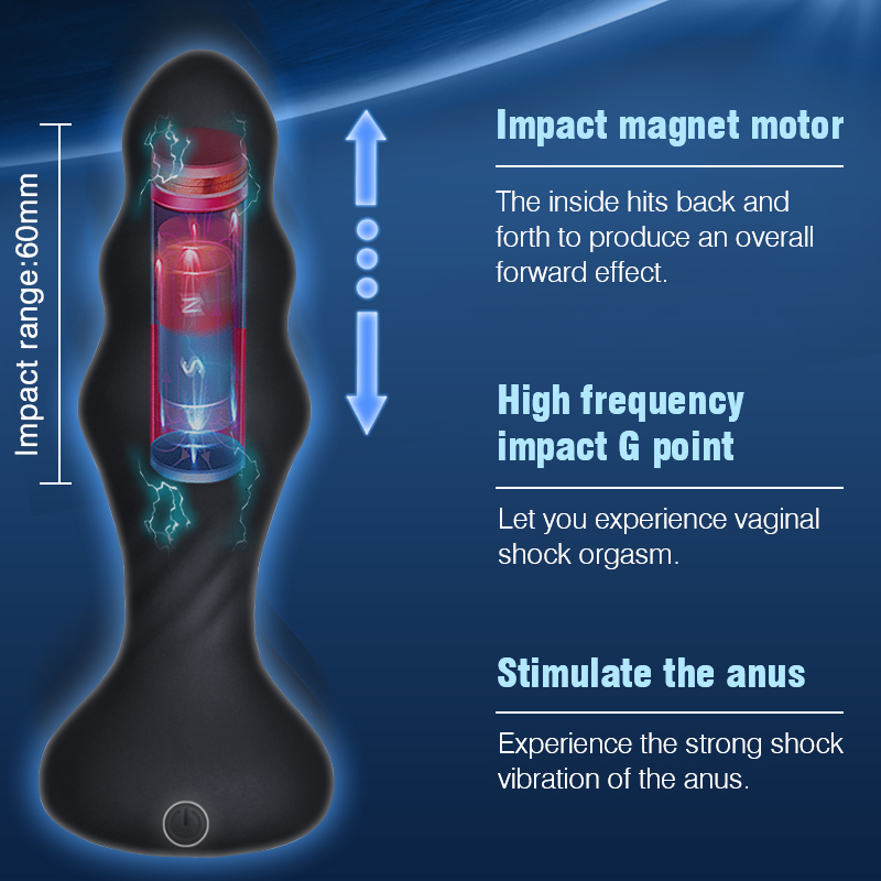 Anal Toys Plug Vibrators For Men Prostate Massager Masturbators Women Vagina Stimulator Dildos Remote Control Male Anus Butt Sex 230307