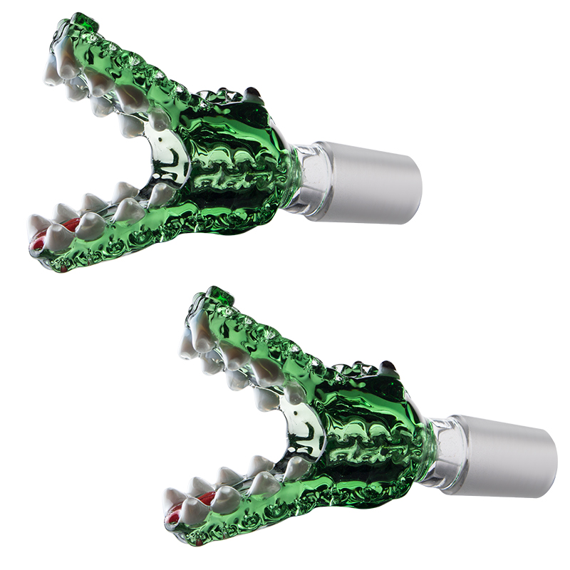 CSYC G048 Smoking Pipe Bowls 14mm 19mm Male Crocodile Style Tobacco Glass Water Bong Bowl 
CSYC G048 Smoking Pipe Bowls 14mm 19mm Male Crocodile Style Tobacco Glass Water Bong Bowl