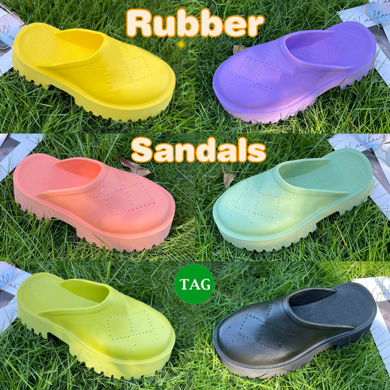 Luxury mens womens Perforated Logo Slip-on Sandals Platform Rubber Mules Sandal black ivory purple jade Fashion Shoes Classic Flats Summer Lazy Slides Slippers
Luxury mens womens Perforated Logo Slip-on Sandals Platform Rubber Mules Sandal black ivory purple jade Fashion Shoes Classic Flats Summer Lazy Slides Slippers