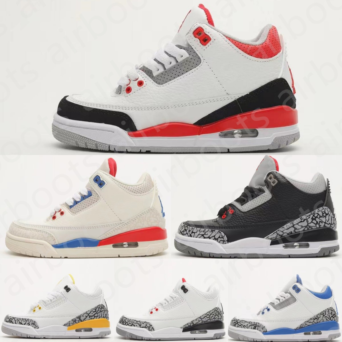 kids shoes 3s basketball 3 designer Sneakers youth toddler Boys Girls Retro trainers Outdoor Sports Kid Children Sneaker Blue Fire Red Black Cement Athletic Shoe
kids shoes 3s basketball 3 designer Sneakers youth toddler Boys Girls Retro trainers Outdoor Sports Kid Children Sneaker Blue Fire Red Black Cement Athletic Shoe
