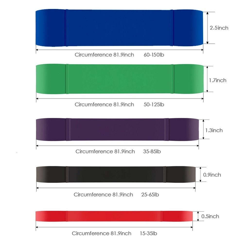 Resistance Bands Fitness Rubber Set Heavy Duty Pull Up Band Yoga Workout Strength Training Elastic Loop Expander Equipment 230307