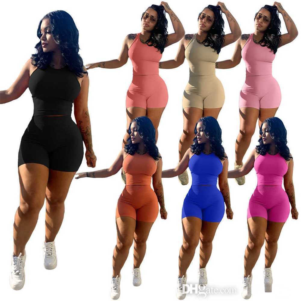 2023 New Summer Womens Vest Sportswear Ladies Tracksuits Solid Color Round Neck Sports Shorts Suit Sexy Two Piece Set Women Clothing, Light yellow
2023 New Summer Womens Vest Sportswear Ladies Tracksuits Solid Color Round Neck Sports Shorts Suit Sexy Two Piece Set Women Clothing, Light yellow