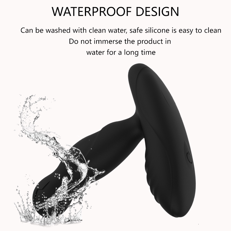 Anal Toys Wireless App Vibrators For Men Tapon Plug Vibrator Male Prostate Massager 360 Degree Rotation Stimulator 230307