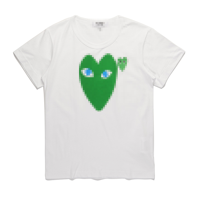 Designer TEE Men's T-Shirts CDG PLAY Com des GarCons Camouflage GREEN Heart Shirt Size XL White TEE
Designer TEE Men's T-Shirts CDG PLAY Com des GarCons Camouflage GREEN Heart Shirt Size XL White TEE