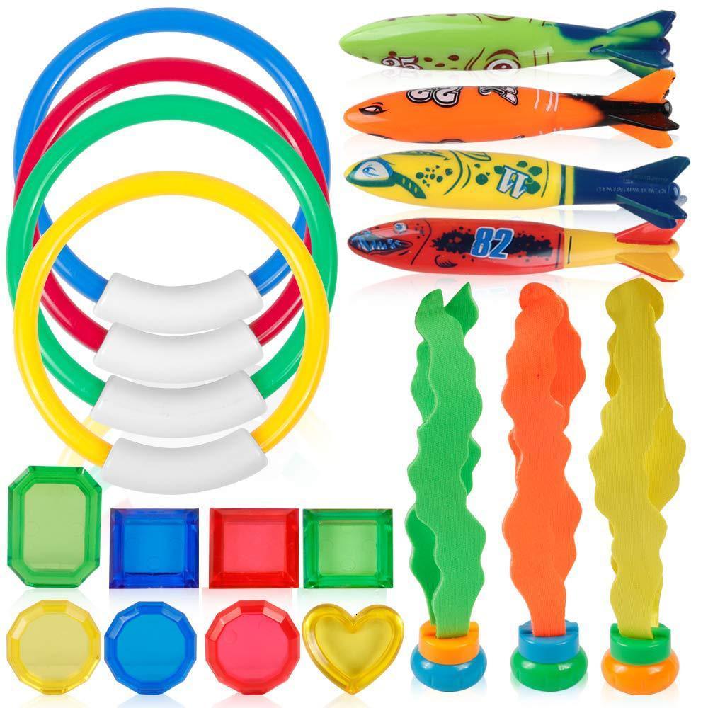 Bath Toys Summer Children Swimming Octopus Pool Diving Water Sports Play Stick Gem Set Underwater Grabbing DDJ 230307