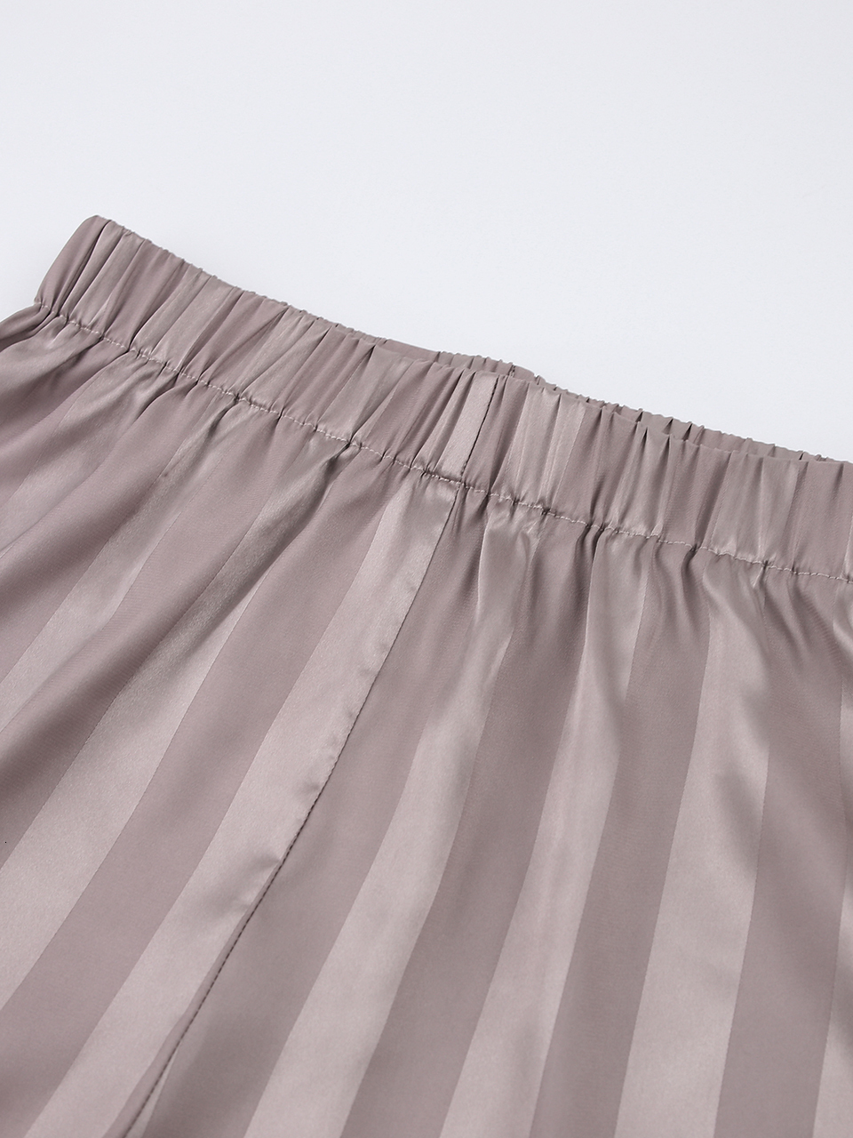 Women's Sleepwear Linad Summer Striped Women's Home Clothes Suits With Shorts Sleepwear Single Breasted Pijama Turn-Down Collar 2 Piece Set 