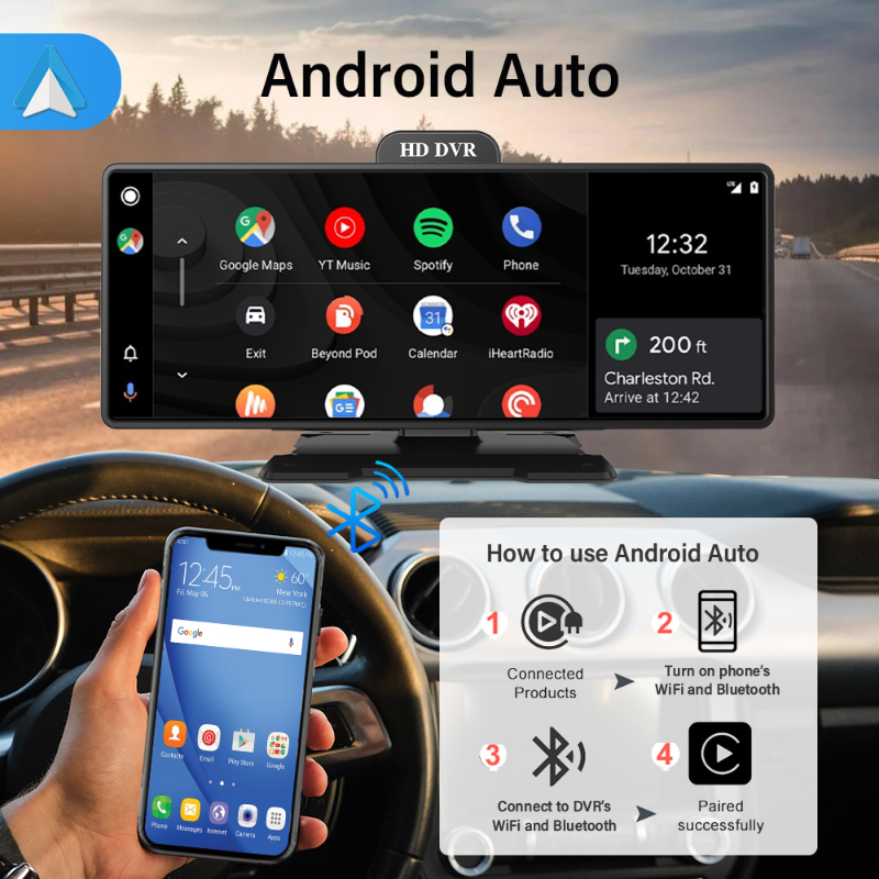 4K Car DVD Wireless 10.26 Inch Screen Mirror AUX Dash Camera Carplay DVR Android Auto WiFi Mirror Video Recording FM Transmiter
4K Car DVD Wireless 10.26 Inch Screen Mirror AUX Dash Camera Carplay DVR Android Auto WiFi Mirror Video Recording FM Transmiter