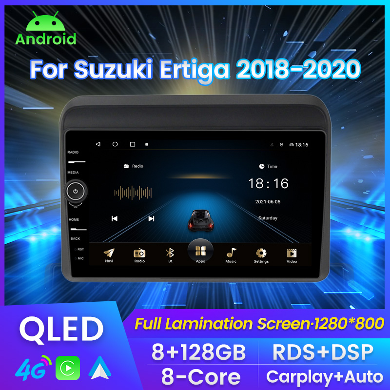 Car DVD 8Core Android11.0 pour Suzuki Ertiga 2018 2019 2020 Agradio Video Player DSP GPS CarPlay RDS Car Stereo 2din